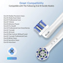 Replacement Toothbrush Heads for Oral B Braun, 8 Pack Professional Electric Toothbrush Heads, Precision Clean Brush Heads Refill Compatible with Oral-B 7000/Pro 1000/9600/ 5000/3000/8000 (8pack) TINGOX