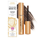 Grande Cosmetics GrandeBROW-FILL Volumizing Brow Gel, Tinted or Clear Eyebrow Mascara, Soft Flexible Hold, Water Resistant Infinity Warehouse