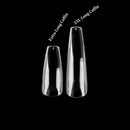Extra Long XXL Natural Ballerina False Press on Nails full cover 600 Pcs JUMBO pack Set ALLKEM Store