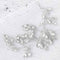Yean Wedding Hair Vine Rhinestone Bridal Hair Piece Fashion Hair Accessories for Women and Girls(5.9in/15cm) (Silver) Yean