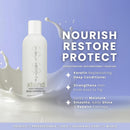 SIMPLY SMOOTH Xtend Keratin Deep Conditioner – Lightweight Hydrating Hair Mask for Dry, Damaged, Color-Treated, Curly, and Keratin-Treated Hair – Frizz Control, Repair, Softness, Shine, 8.5 oz Infinity Warehouse