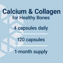 Life Extension Bone Strength Collagen Formula, Calcium Collagen chelate, Calcium fructoborate, Vitamin D3, Magnesium Citrate, Silicon, Boron, Gluten-Free, Non-GMO, 120 Capsules Infinity Warehouse