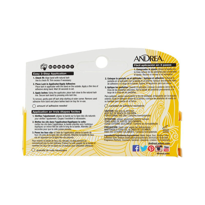 Andrea Lash Adhesive, Strip Lashes Clear Andrea