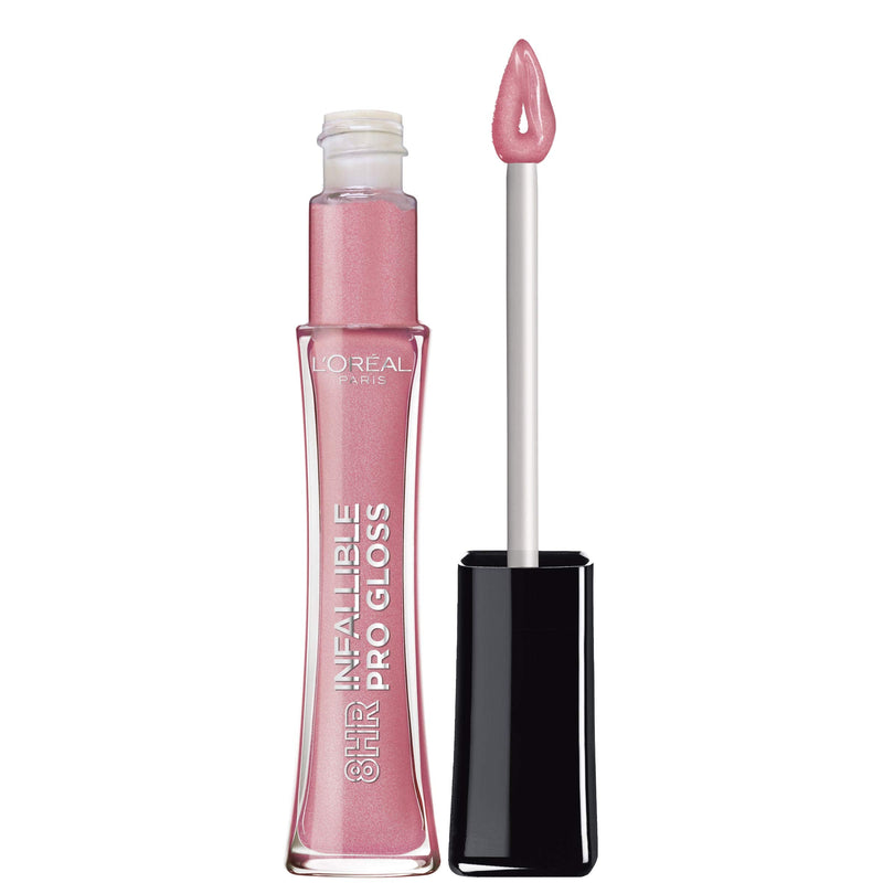 L’Oreal Paris Makeup Infallible 8 Hour Hydrating Lip Gloss, Pink Opal, 0.21 Fl Oz L'Oreal Paris