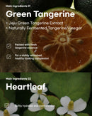 Green Tangerine Dual Peeling Pad – Korean Exfoliating Toner Pads with 4HA Complex, Jeju Citrus Vinegar, Oil Control, Dual-Sided Texture, Hydrating & Smoothing, 50 Pads Infinity Warehouse