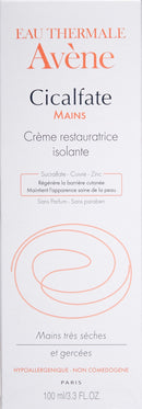 Eau Thermale Avene Cicalfate HANDS Hand Cream - Intense Nourishing Lotion for Dry Cracked Hands - 3.3 fl.oz. Eau Thermale Avène