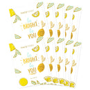 FaceTory Be Bright Be You Vitamin C Brightening Foil Mask - Moisturizing, Revitalizing, and Brightening (Pack of 10) FACETORY