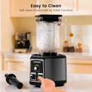 Commercial Blender for Crushing Ice, Chopping, Grinding, Blending, 1500W 80oz Blender with Tamper and Removable Soundproof Cover, K85 (Grey) Infinity Warehouse
