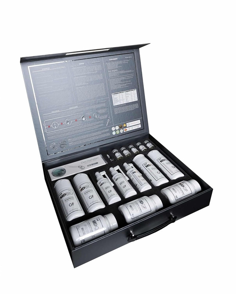 MD PLUS BIO Advanced Special Formula Package - Clinical Hair Transplant Repair Kit – Special Hair Care Set Containing; Shampoo, Serum, Multivitamins and Complex Meso Serum - Biotin, Keratin, Collagen Infinity Warehouse