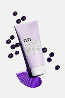 Verb Purple Hair Mask - Vegan Toning Mask for Brassy Hair – Brightening and Hydrating Hair Mask for Blonde Hair, Grey Hair and Silver Hair – Color-Repair Hair Mask Reduces Yellow Hue, 6.3 fl oz VERB