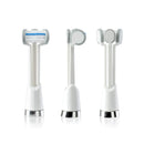 Triple Bristle Kids Sonic Toothbrush Replacement Heads | Patented 3 Brush Head Design | Angled Bristles Clean Each Tooth | Kids Sized Electric Brush Head Refill | Safe on Braces | 2 Pack Triple Bristle
