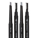Eye Embrace Light Gray Eyebrow Pencils: Warm Betty & Cool Helen 2 Pack Bundle - Waterproof, Double-Ended Automatic Angled Tip & Spoolie Brush, Cruelty-Free Eye Embrace