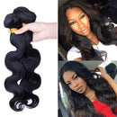 100% Unprocessed Brazilian Hair Bundles Virgin Hair Weave Straight Human Hair weft Hair Bundles Grade 7A Soft Natural Hair For African Americans Women Natural Black 12'' 100g Rich Choices
