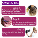 Hair Chalks for Girls, 6 Bright Temporary Washable Hair Color Combs with 3 Glitter, Hair Chalk Dyeing for Birthday Cosplay Halloween Party, Non-Toxic, Safe for Kids & Teens Byhoo