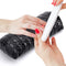 Nail Pillow Hand Rest for Nails, Washable PU Leather Nail Armrest Detachable Manicure Hand Pillow Cushion Nail Art Accessories Tool for Nails Tech (Black) Deciniee