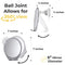 HoneyBull Shower Mirror Fogless for Shaving - with Suction, Razor Holder for Shower & Swivel, Mirrors, Shower Accessories, Bathroom Mirror, Bathroom Accessories, Holds Razors for Men (Chrome) HONEYBULL