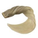 GOO GOO Tape in Hair Extensions Human Hair 22 Inch Balayage Ash Blonde to Golden Blonde and Platinum Blonde Tape in Hair Extensions 20pcs 50g Blonde Tape Hair Extensions Human Hair GOO GOO Store