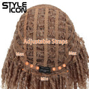 Style Icon 6" Short Dreadlock Wig Twist Wigs for Black Women Short Curly Synthetic Wigs (6", T27/613) Style Icon Store