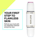 Ready Set Jet Cleanse and Prime Beauty Baton – Multi-Functional & Customizable Waterless Cleanser & Blurring Primer to Cleanse and Diminish the Appearance of Wrinkles & Pores for Flawless Skin – 8.5 g Ready Set Jet