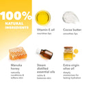 Clean & Pure Bee Sweet Lip Balms, 3 Pack | Manuka Honey Beauty Products | Lip Care Set With 100% All Natural Beeswax and Vitamin E Oil | Flavored Lip Balm for Dry, Chapped Lips | Made in Australia Clean & Pure