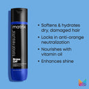 MATRIX Total Results Brass Off Color Depositing Blue Shampoo and Conditioner | Refreshes Hair & Neutralizes Brassy Tones in Lightened Brunettes | For Color Treated Hair MATRIX