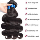 Cranberry Hair Unprocessed Brazilian Virgin Hair Body Wave 4 Bundles 28 28 28 28 Inch Virgin Human Hair Bundles Extensions Weaves Natural Black Color (100+/-5g)/pc (28 28 28 28) Cranberry Hair