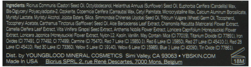 YOUNGBLOOD Mineral Creme Lipstick 0.14 Oz - Color Rosewater Youngblood