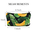 FUNFUN HOME Cosmetic Bags, Mini Makeup Bags for Women, Functional Makeup Pouch Travel Makeup Case with Zipper, Waterproof Toiletries Organizer Bag, Cute Makeup Bags Ideal Gifts for Girls (Banana) FUN FUN HOME