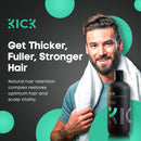 Tea Tree & Peppermint Shampoo + Conditioner-Cleanse & Condition Bundle by Kick: Itchy Scalp Treatment for Dandruff & Thinning Hair-High Performance Anti-Dandruff, Anti-Hair Loss Care for Men and Women Kick