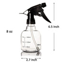 Youngever 6 Pack Empty Plastic Spray Bottles, Spray Bottles for Hair and Cleaning Solutions (8 Ounce) Youngever