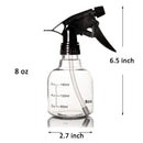 Youngever 6 Pack Empty Plastic Spray Bottles, Spray Bottles for Hair and Cleaning Solutions (8 Ounce) Youngever