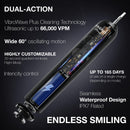 Wagner Stern VibroWave Plus Oscillation & Vibration Sonic Electric Toothbrush with 4 Brush Heads. IPX7 Waterproof. Infinity Warehouse