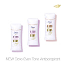 Dove Antiperspirant Deodorant for Uneven Skin Even Tone Rejuvenating Sweat Block for All-Day Fresh Feeling, 2.6 Oz, Pack of 3 Dove