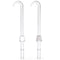 Waterpik DT-100E Implant Denture Replacement Tips Water Flosser Tip Replacement, Clear, 2 Count Waterpik