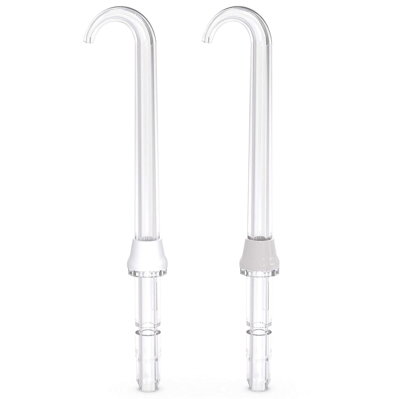 Waterpik DT-100E Implant Denture Replacement Tips Water Flosser Tip Replacement, Clear, 2 Count Waterpik