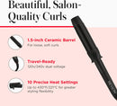 REVLON SmoothStay Coconut Oil Infused Hair Curling Iron - Barrel Curling Iron 1 ½ Inch for Loose Curls, Shinier, Visibly Smoother Hair (1 ½ in) Infinity Warehouse