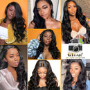 QTHAIR 12A Brazilian Virgin Body Wave Hair 3 Bundles (16 16 16,300g/10.5OZ,Natural Black)100% Unprocessed Brazilian Body Wave Virgin Human Hair Extensions Body Wave Brazilian Human Hair QTHAIR Store