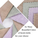SUNLAND Microfiber Face Makeup Remover Cloth Reusable Facial Cleansing Towel Ultra Soft Face Washcloth 11inchx 11inch SUNLAND