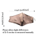 2 Layer Fashion Silk Face Masks Reusable for Women Washable Face Scarf Adjustable Bandanas Unisex,white Eaureum