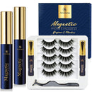Arishine 5D Faux Mink Magnetic Eyelashes Handmade Luxurious Volume Fluffy Magnetic Eyelashes with Eyeliner, No Glue Needed 505 Arishine