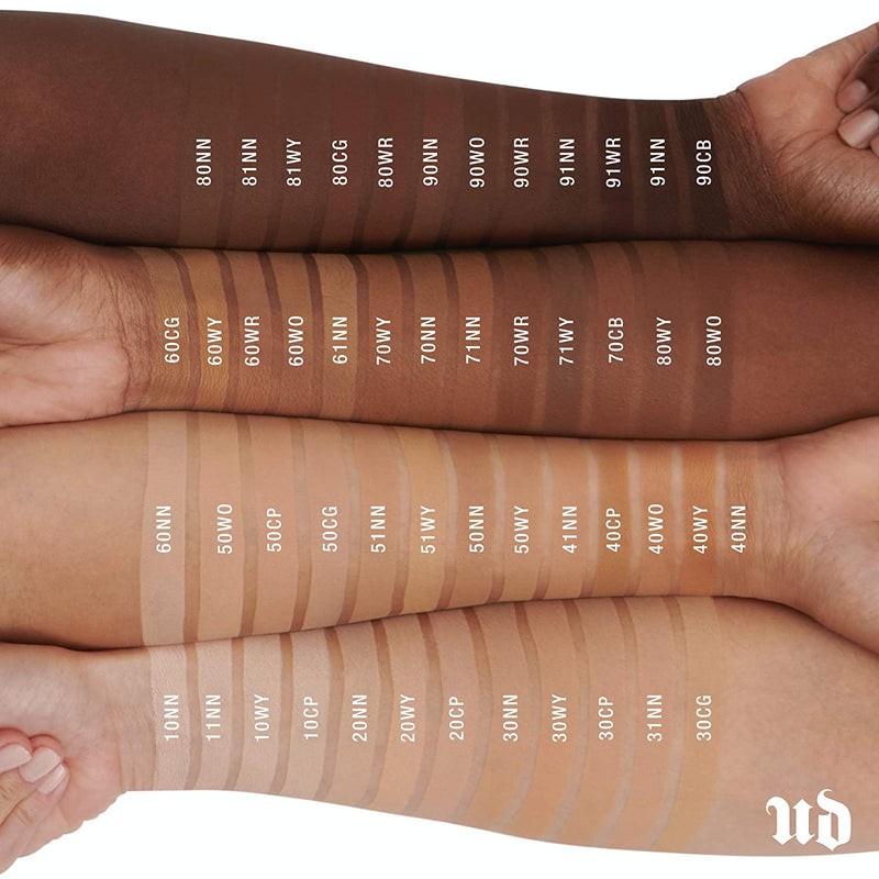 Urban Decay Stay Naked Weightless Liquid Foundation, 40WO - Buildable Coverage with No Caking - Matte Finish Lasts Up To 24 Hours - Waterproof & Sweatproof - 1.0 oz URBAN DECAY Store
