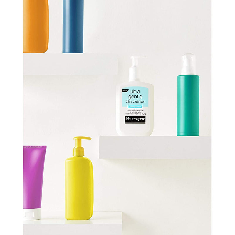 Neutrogena Ultra Gentle Daily Facial Cleanser for Sensitive Skin, Oil-Free, Soap-Free, Hypoallergenic & Non-Comedogenic Foaming Face Wash to Remove Dirt, Makeup & Impurities, 16 fl. oz Neutrogena Store