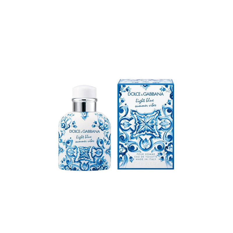 Dolce & Gabbana Light Blue Summer Vibes Pour Homme, Eau De Toilette Spray, For Men Infinity Warehouse
