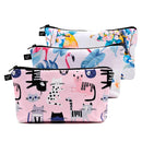 Pack of 3 Cosmetic Bags for Women Functional Makeup Bags Small Travel Bags Toiletries Case Durable Waterproof Bags Accessories Organizer Fashion Women Gifts (Style B) FUN FUN HOME