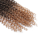 7 Packs Passion Twist Hair 22 Inch Water Wave Synthetic Braids for Passion Twist Crochet Braiding Hair Goddess Locs Long Bohemian Curl Hair Extensions (22Strands/Pack, T27