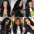 Brazilian Virgin Body Wave Human Hair Bundles Ayisha Hair 3 Bundles Body Wave Human Hair 100% Unprocessed Human Hair Weave Body Wave Extension Bundles Natural Color Body Wave 3 Bundles for Black Women Seekomi