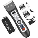 xtava Pro Cordless Hair Clippers and Beard Trimmer - 4.5 Hour Long Life Battery, LCD Display, Titanium and Ceramic Blades - Includes Length Guide Combs, Storage Bag, and Charging Adapter xtava Store