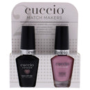 Cuccio Matchmaker - Colour Nail Lacquer & Veneer Gel Polish - Bali Bliss - For Manicures & Pedicures, Full Coverage - Long Lasting, High Shine - Cruelty, Formaldehyde & Toluene Free - 2 pc Cuccio