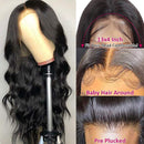 Lace Front Wigs Human Hair for Black Women 150% Density 10A Brazilian 13×4 Viennois Body Wave Human Hair Lace Front Wigs Pre Plucked with Baby Hair Natural Hairline Wigs(26inch) Viennois Store