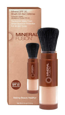 Mineral Fusion Brush-On Sun Defense, SPF 30, UVA and UVB Protection, No Parabens, Gluten Free, Vegetarian, No Phthalates, Hypo-allergenic 0.14 Ounce (Pack of 1) Mineral Fusion